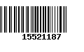 Código de Barras 15521187