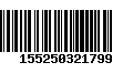 Código de Barras 155250321799