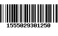 Código de Barras 1555029301250