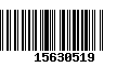 Código de Barras 15630519