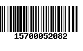 Código de Barras 15700052082