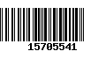 Código de Barras 15705541