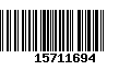 Código de Barras 15711694