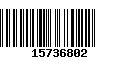 Código de Barras 15736802