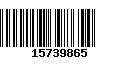 Código de Barras 15739865