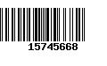 Código de Barras 15745668