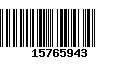 Código de Barras 15765943