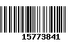 Código de Barras 15773841