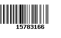 Código de Barras 15783166