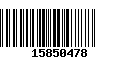 Código de Barras 15850478