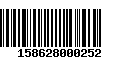 Código de Barras 158628000252