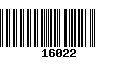 Código de Barras 16022