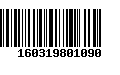 Código de Barras 160319801090