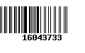 Código de Barras 16043733