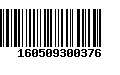 Código de Barras 160509300376