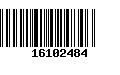 Código de Barras 16102484