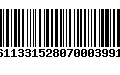 Código de Barras 16113315280700039914