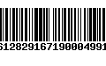 Código de Barras 16128291671900049912