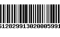 Código de Barras 16128299130200059912