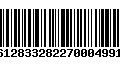 Código de Barras 16128332822700049916