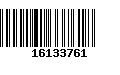 Código de Barras 16133761