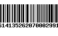 Código de Barras 16141352620700029913