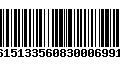 Código de Barras 16151335608300069913