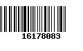 Código de Barras 16178083