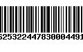 Código de Barras 16253224478300044915