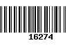 Código de Barras 16274