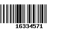 Código de Barras 16334571