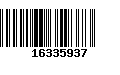 Código de Barras 16335937