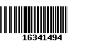 Código de Barras 16341494