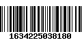 Código de Barras 1634225038180