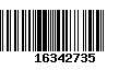 Código de Barras 16342735