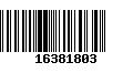 Código de Barras 16381803