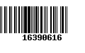 Código de Barras 16390616