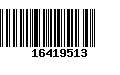 Código de Barras 16419513