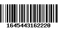 Código de Barras 1645443162220