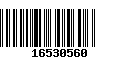 Código de Barras 16530560