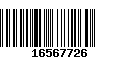 Código de Barras 16567726