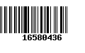 Código de Barras 16580436