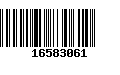 Código de Barras 16583061