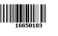 Código de Barras 16650183