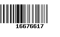 Código de Barras 16676617