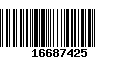 Código de Barras 16687425