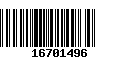 Código de Barras 16701496