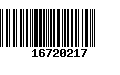 Código de Barras 16720217