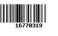 Código de Barras 16770319