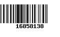 Código de Barras 16858138